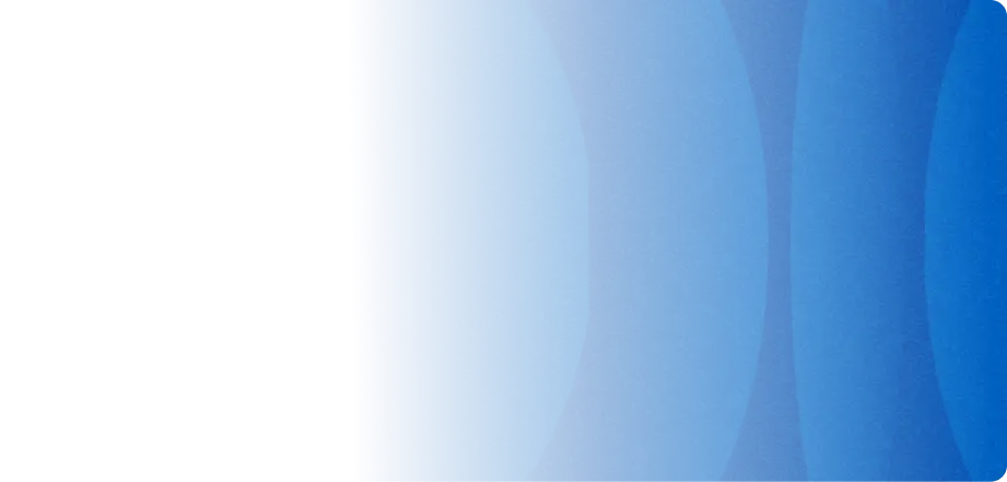 Gradient transitioning from white on the left to blue on the right with faint vertical curved bands.